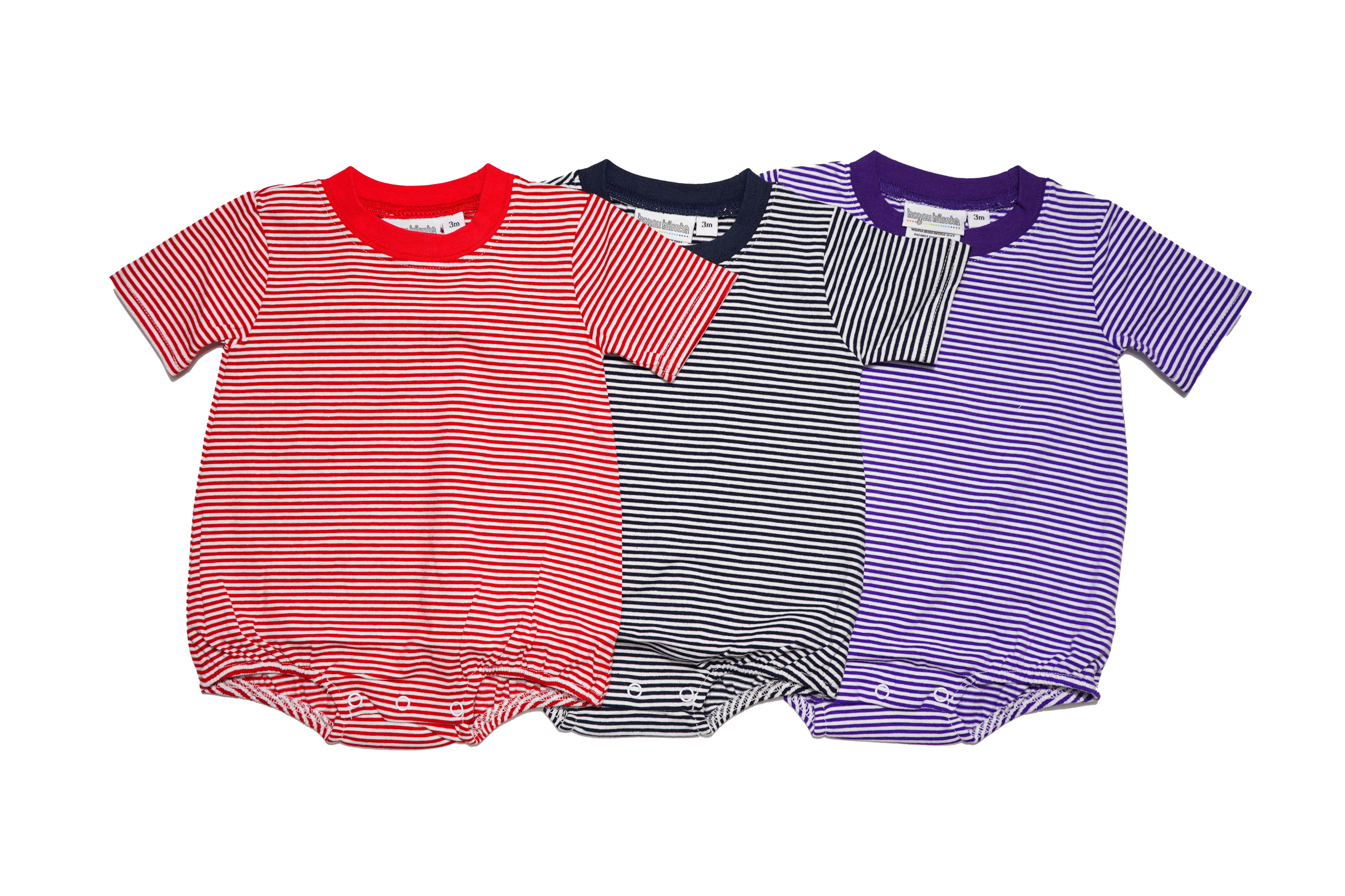 Knit Stripe Short Sleeve T-Shirt Bubble