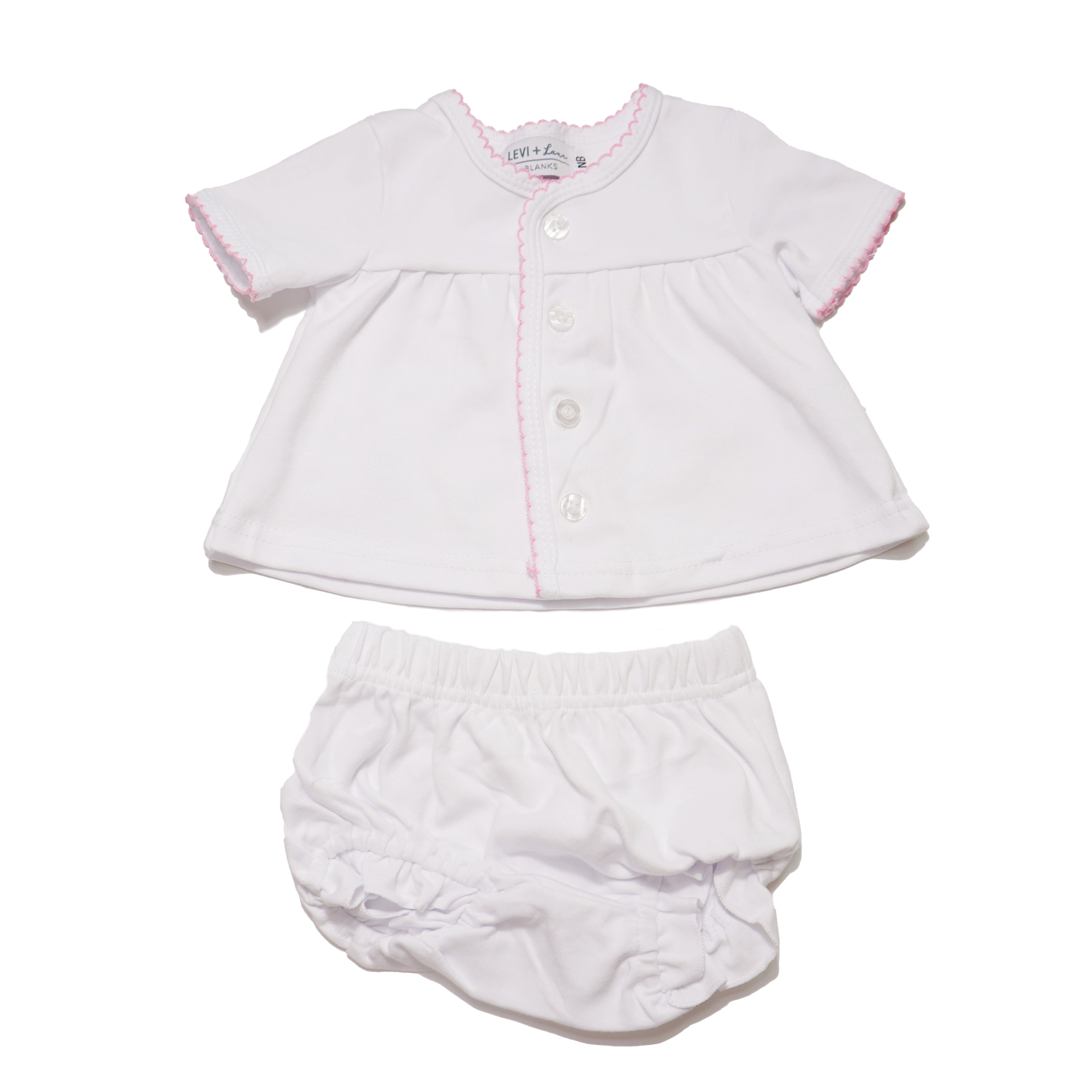 Diaper Set-Picot Trim