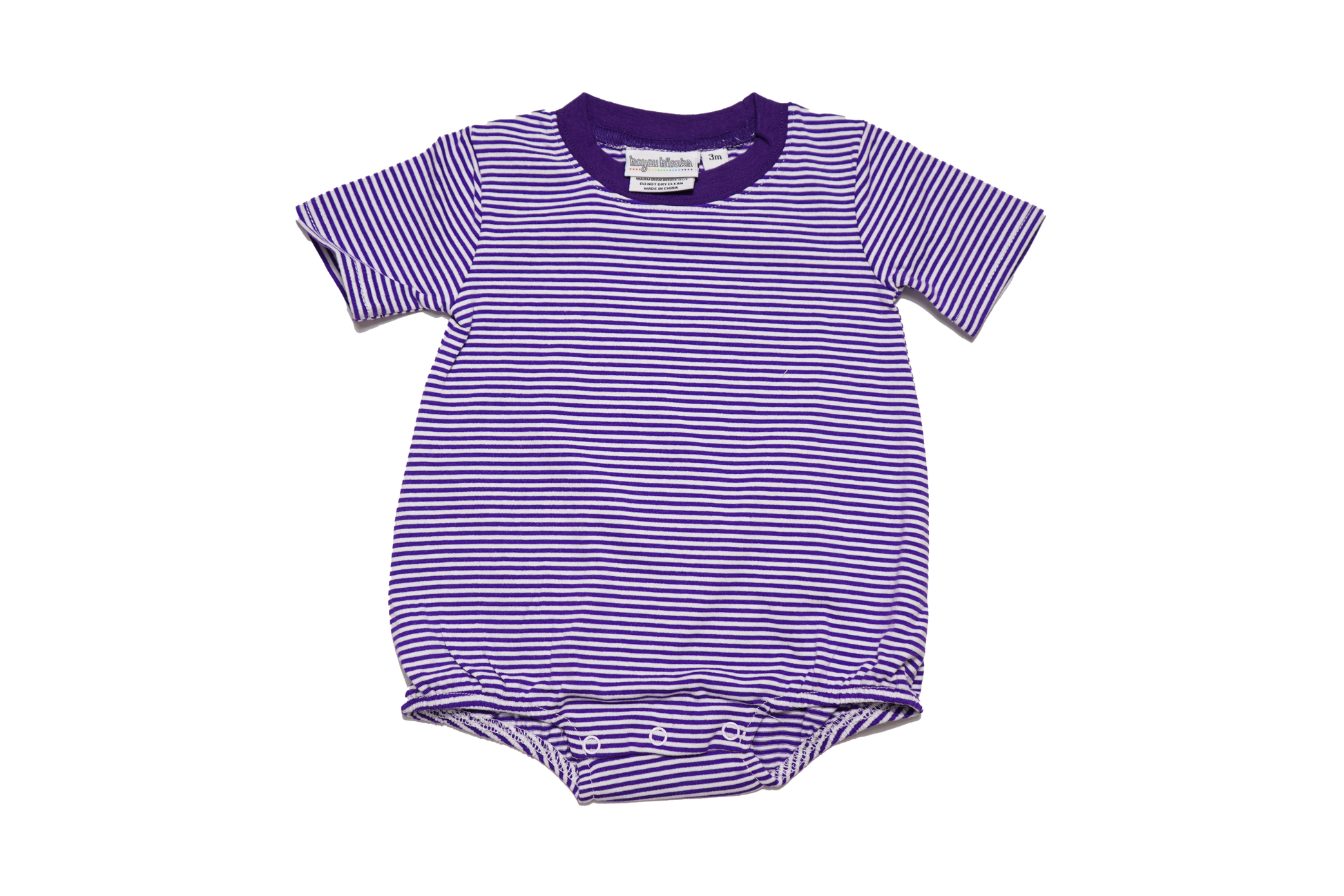 Knit Stripe Short Sleeve T-Shirt Bubble