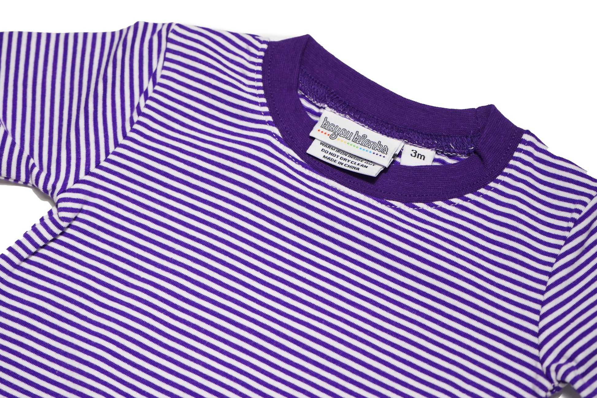 Knit Stripe Short Sleeve T-Shirt Bubble