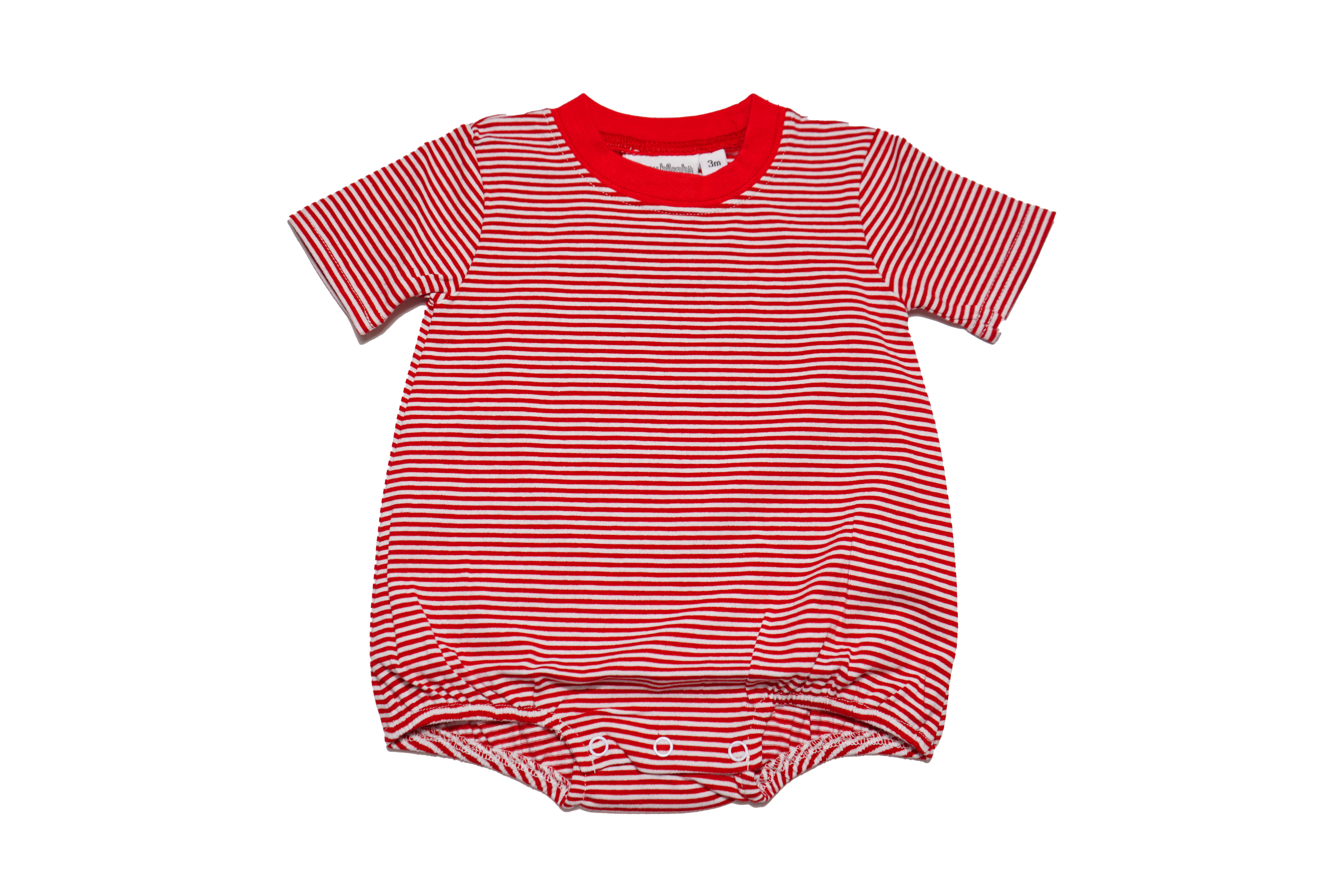 Knit Stripe Short Sleeve T-Shirt Bubble