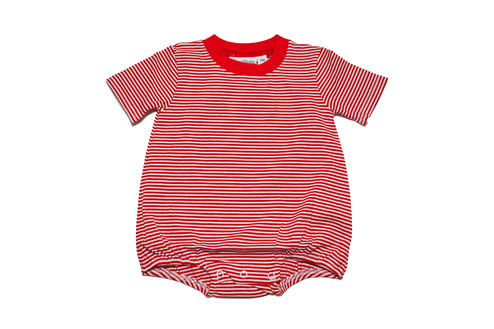 Knit Stripe Short Sleeve T-Shirt Bubble